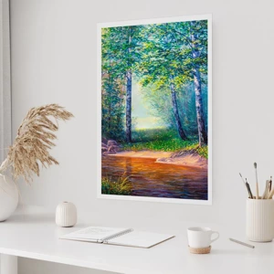 Poster - Idyllisch landschap - 50x70 cm