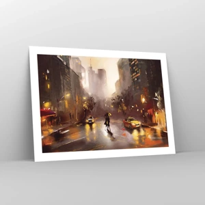 Poster - In de lichten van New York - 70x50 cm