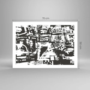 Poster - Orde of chaos? - 70x50 cm