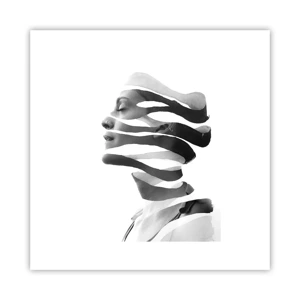 Poster - Surrealistisch portret - 30x30 cm