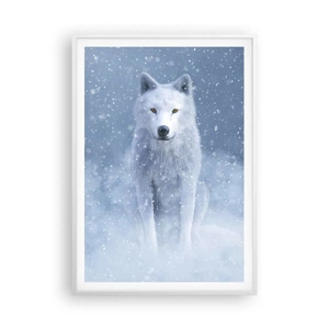 Poster in een witte lijst - In winterse sferen - 70x100 cm