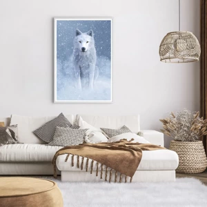 Poster in een witte lijst - In winterse sferen - 70x100 cm