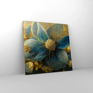 Schilderen op canvas - Bloei met goud - 60x60 cm