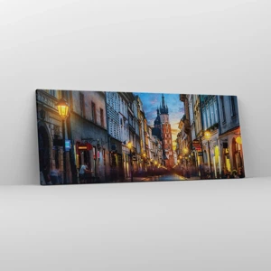 Schilderen op canvas - Charme van Krakau - 100x40 cm