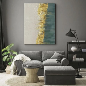 Schilderen op canvas - De gouden rand - 50x70 cm