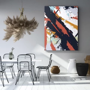 Schilderen op canvas - Dynamische compositie - 55x100 cm