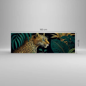 Schilderen op canvas - Een gastheer in de jungle - 160x50 cm