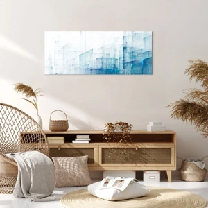 Schilderen op canvas - Hoe ruimte geworden is - 100x40 cm