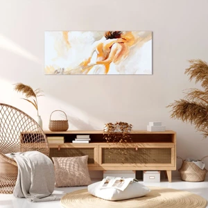 Schilderen op canvas - In de lucht van nabijheid - 100x40 cm