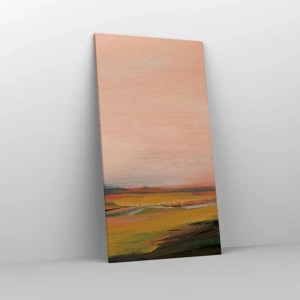 Schilderen op canvas - In roze tinten - 65x120 cm