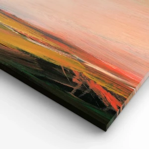 Schilderen op canvas - In roze tinten - 65x120 cm