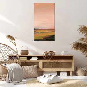 Schilderen op canvas - In roze tinten - 65x120 cm