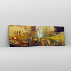 Schilderen op canvas - Koud, warmer, heet - 90x30 cm