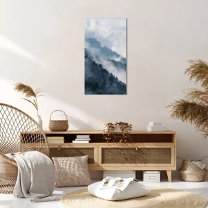 Schilderen op canvas - Mystiek van de bergen - 55x100 cm