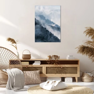 Schilderen op canvas - Mystiek van de bergen - 70x100 cm