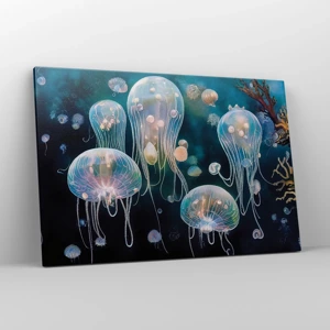 Schilderen op canvas - Ondferwaterbal - 120x80 cm