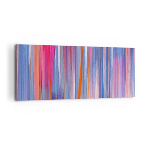 Schilderen op canvas - Opgang naar de regenboog - 100x40 cm