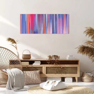 Schilderen op canvas - Opgang naar de regenboog - 100x40 cm