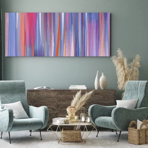 Schilderen op canvas - Opgang naar de regenboog - 100x40 cm