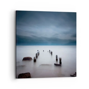 Schilderen op canvas - Peinzend meer - 70x70 cm