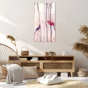 Schilderen op canvas - Verhaal van het roze woud - 65x120 cm