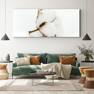 Schilderen op canvas - Zacht van aard - 100x40 cm