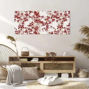 Schilderen op canvas - Zoals oud calico - 120x50 cm