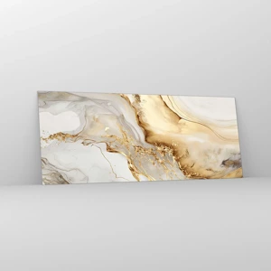 Schilderen op glas - Abstractie: schoonheid en goedheid - 100x40 cm