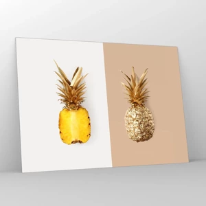 Schilderen op glas - Ananas voor ons - 100x70 cm