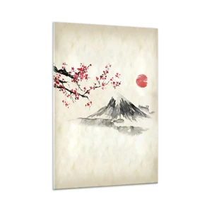 Schilderen op glas - Houd van Japan - 50x70 cm