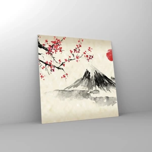 Schilderen op glas - Houd van Japan - 70x70 cm