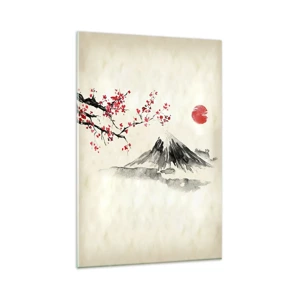 Schilderen op glas - Houd van Japan - 80x120 cm