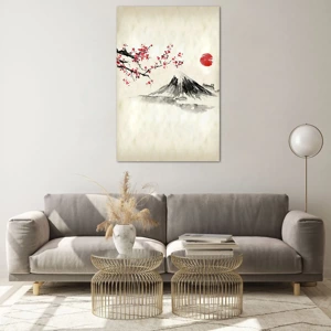 Schilderen op glas - Houd van Japan - 80x120 cm