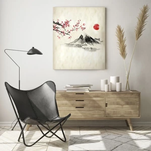 Schilderen op glas - Houd van Japan - 80x120 cm