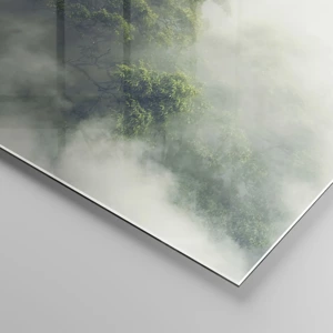 Schilderen op glas - In mist gehuld - 140x50 cm