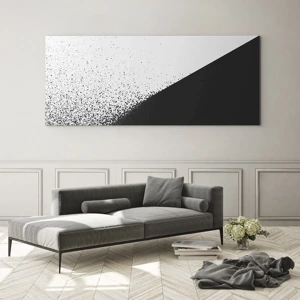 Schilderen op glas - Steeds sneller, meer en meer - 100x40 cm