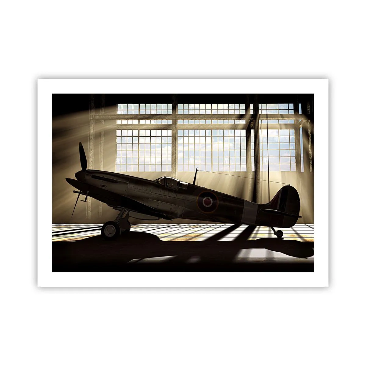 Poster - De rust van een krijger - 70x50 cm