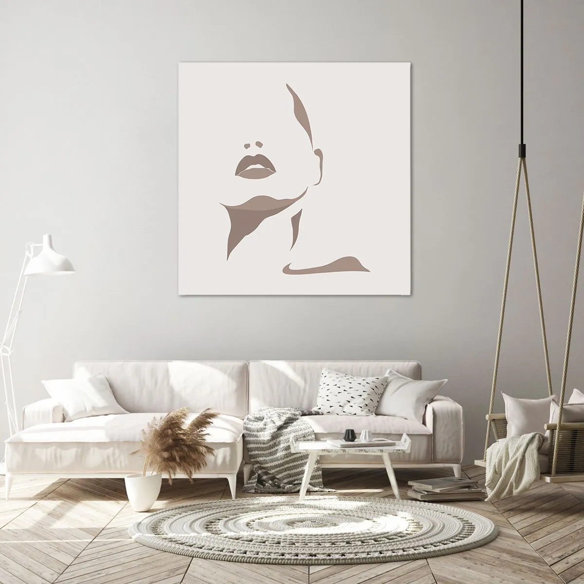 Schilderen op canvas - Gemaakt van licht en schaduw - 40x40 cm