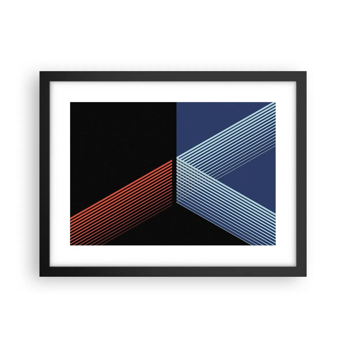 Poster in een zwarte lijst - Een eenvoudig verhaal - 40x30 cm