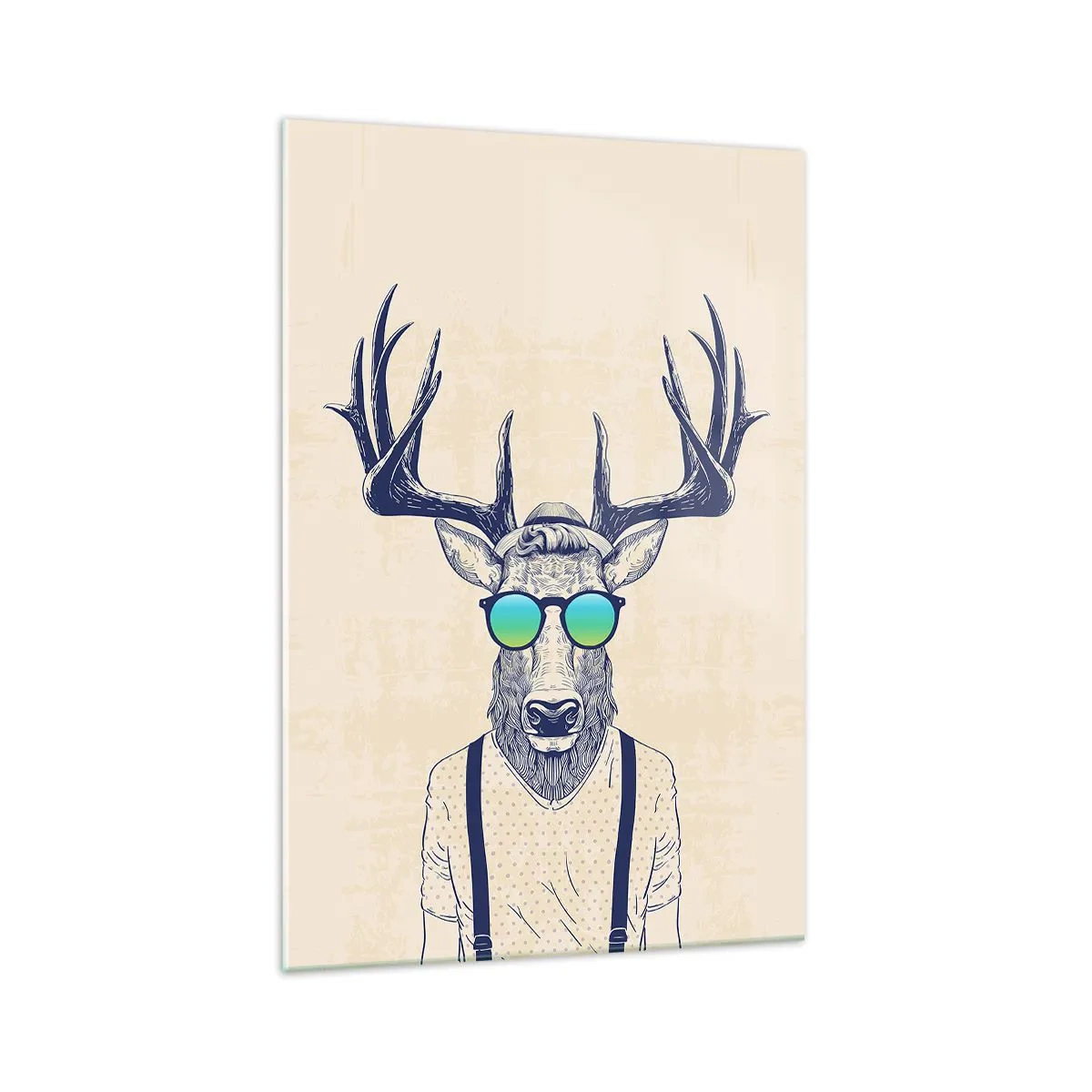 Schilderen op glas - Wie had je verwacht? - 70x100 cm