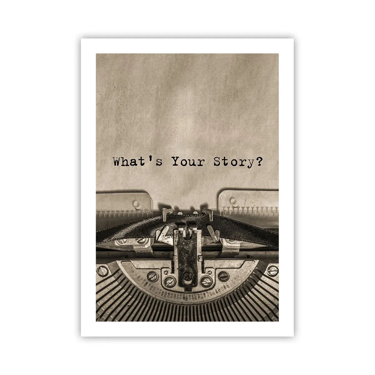 Poster - Vertel het mee - 50x70 cm