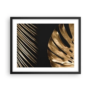 Poster in een zwarte lijst - Anders en net zo duur - 50x40 cm