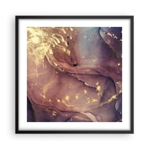 Poster in een zwarte lijst - Materie en geest - 50x50 cm