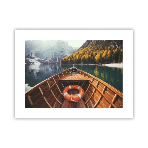 Poster - Bergtocht - 40x30 cm