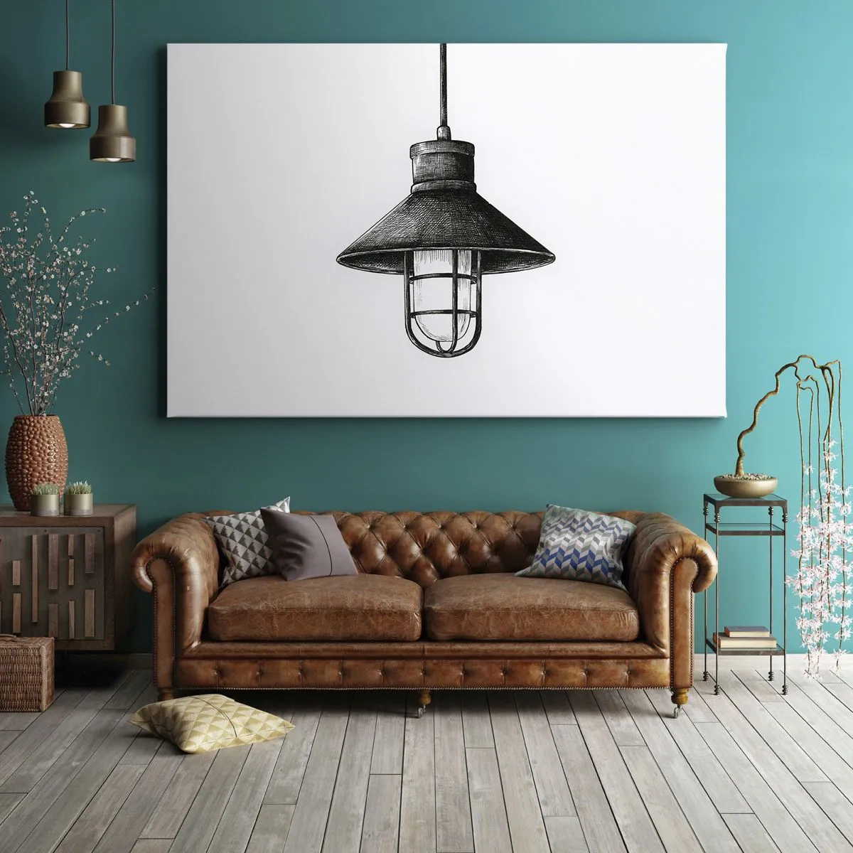 Schilderen op canvas - Zoals jaren geleden… - 100x70 cm