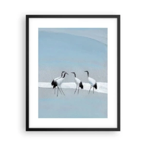 Poster in een zwarte lijst - Na een warme dag - 40x50 cm