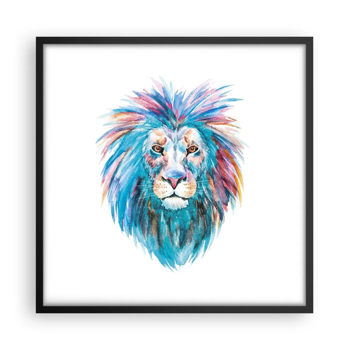 Poster in een zwarte lijst - Een opwindende uitstraling - 50x50 cm