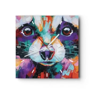 Wandklok - Klok - Alleen goede emoties - 30x30 cm