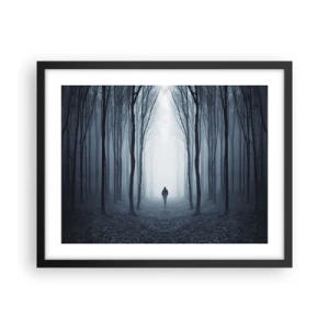 Poster in een zwarte lijst - En alles is eenvoudig en duidelijk - 50x40 cm