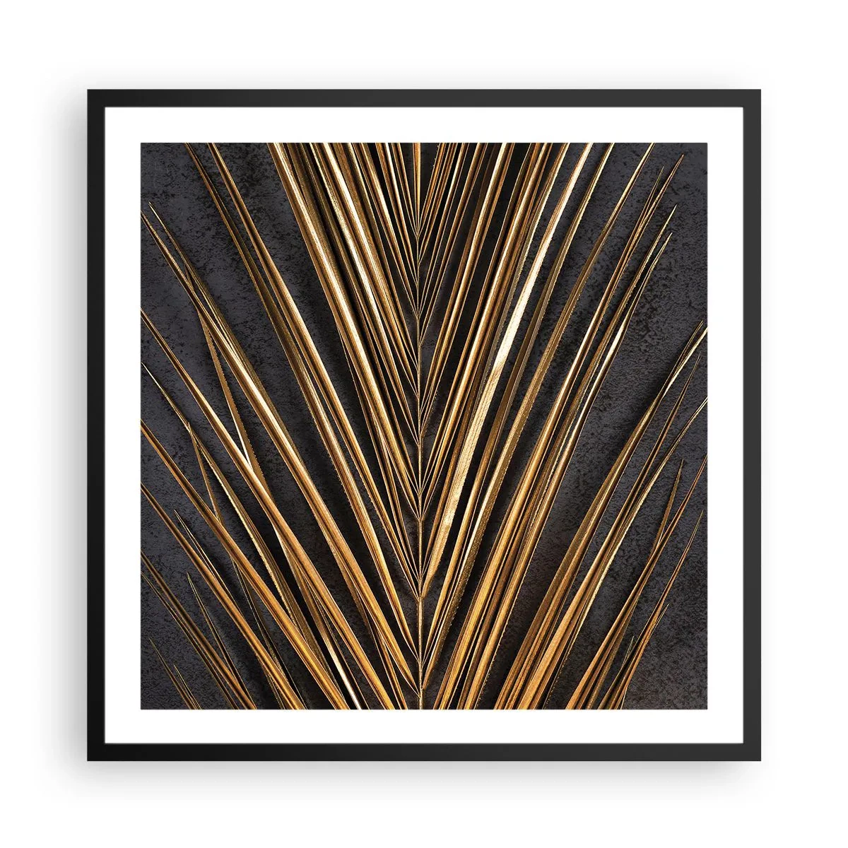 Poster in een zwarte lijst - Het goud van de tropen - 60x60 cm